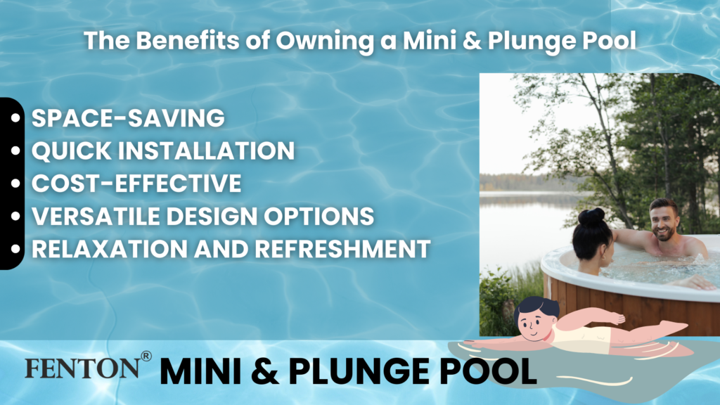 The Benefits of Owning a mini & plunge Pool